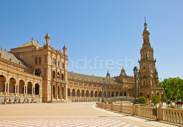  Plaza de Espana in  Sevilla, Spain Stock photo © neirfy