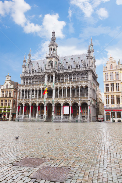 Roi Brüsszel nap Belgium égbolt város Stock fotó © neirfy