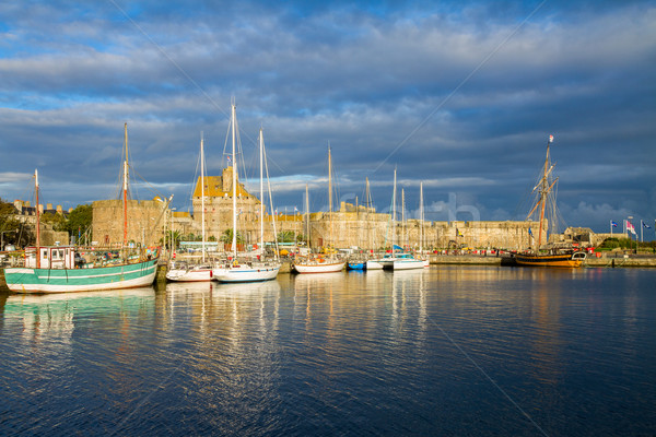 harbour of  Saint Malo, France Stock photo © neirfy