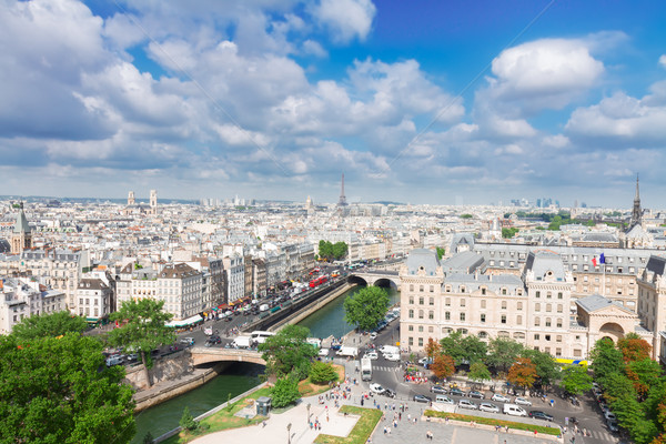 skyline of Paris, France Stock photo © neirfy