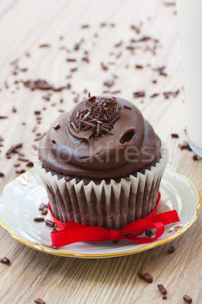 chocolate  cupcake Stock photo © neirfy