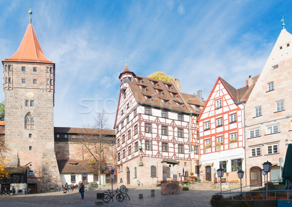 Old town of Nuremberg, Germany Stock photo © neirfy