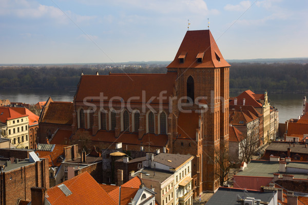 cathedral of st John, Torun, Poland Stock photo © neirfy