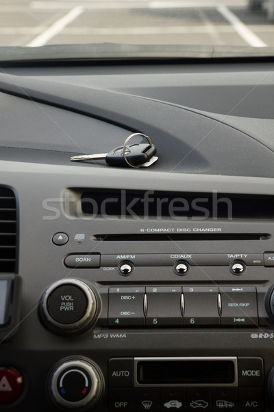 key on car dashbosrd Stock photo © neirfy