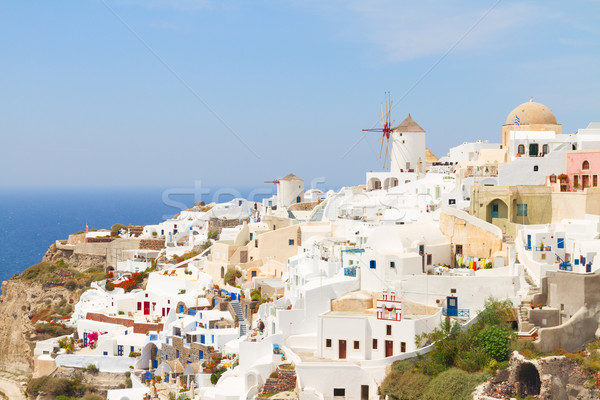 Oia, traditional greek village Stock photo © neirfy