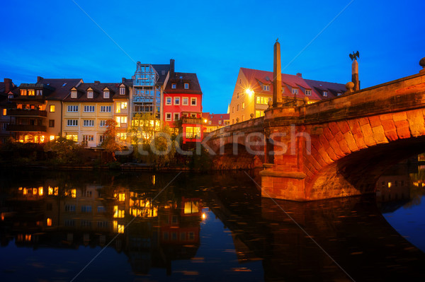 Old town of Nuremberg, Germany Stock photo © neirfy