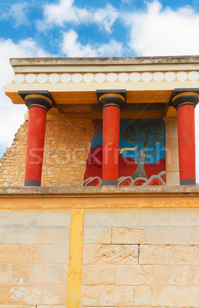 Knossos palace at Crete, Greece Stock photo © neirfy