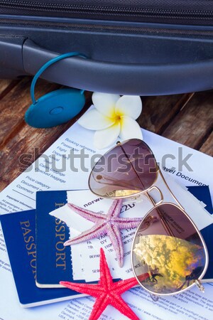 travel documents Stock photo © neirfy