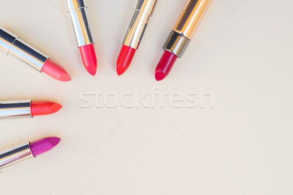 Collection of lipsticks Stock photo © neirfy