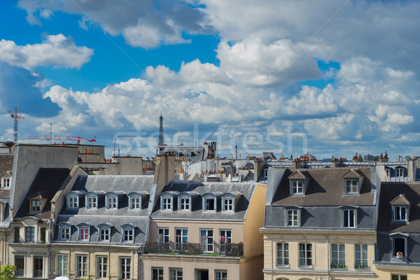 Square of Georges Pompidou, Paris Stock photo © neirfy