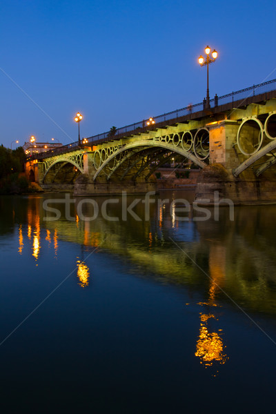 Triana Bridge,  Seville, Spain Stock photo © neirfy