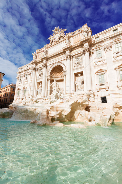 Fontanna Rzym Włochy dzień niebo wody Zdjęcia stock © neirfy