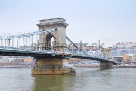 Chain bridge, Hungary Stock photo © neirfy