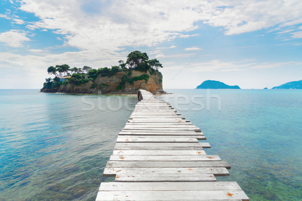Beautiful lanscape of Zakinthos island Stock photo © neirfy