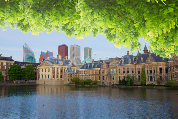 city center of Den Haag, Netherlands Stock photo © neirfy