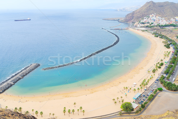 Las Teresitas beach, Tenerife Stock photo © neirfy