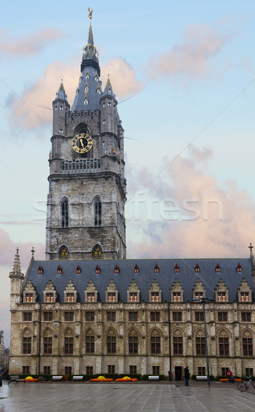 Belfort tower, Ghent Stock photo © neirfy
