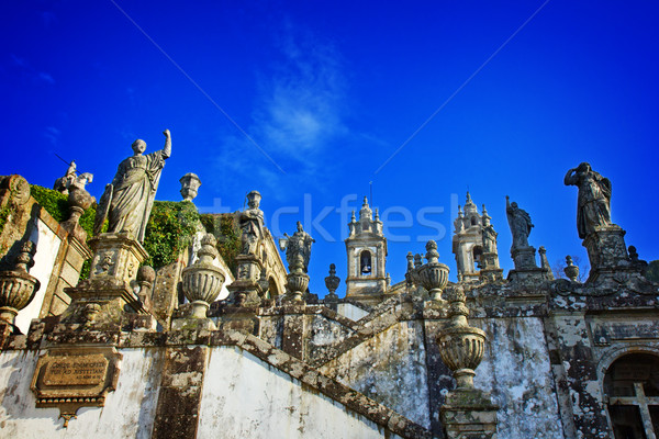 Portuguese sanctuary Bom Jesus do Monte Stock photo © neirfy