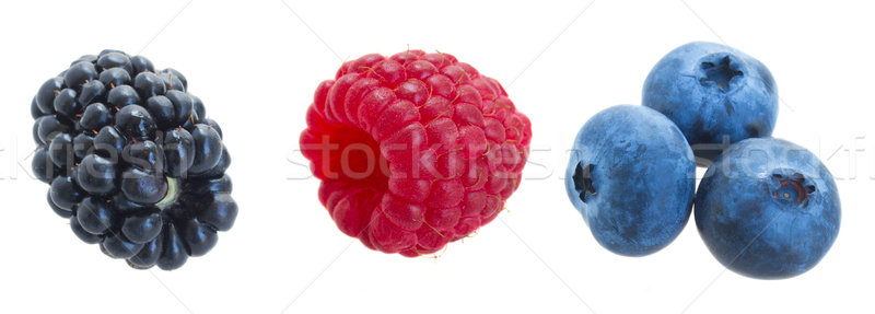 set of fresh berries Stock photo © neirfy