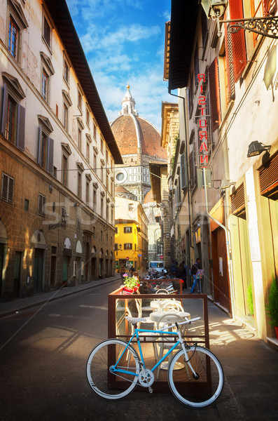 Stok fotoğraf: Sokak · Floransa · İtalya · görmek · katedral