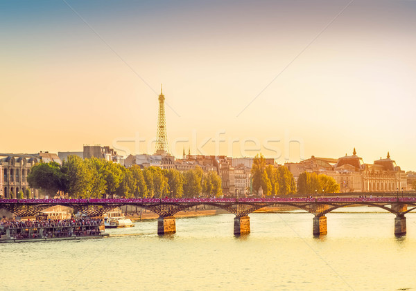 Pont des Arts, Paris, France Stock photo © neirfy