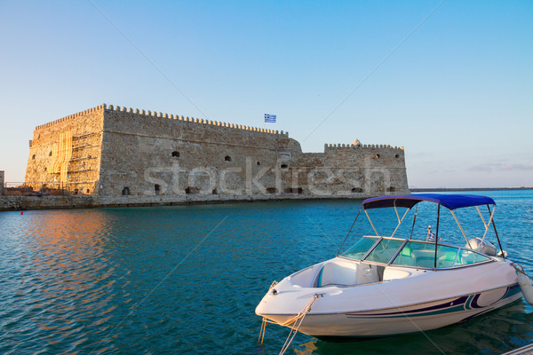 Stock photo: Heraklion harbour, Crete, Greece