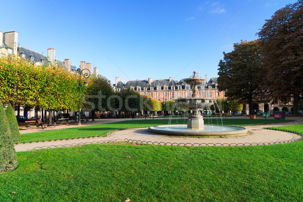 Place de Vosges, Paris Stock photo © neirfy