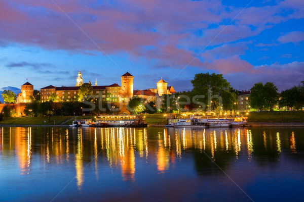 Wawel hill in Krakow, Poland Stock photo © neirfy