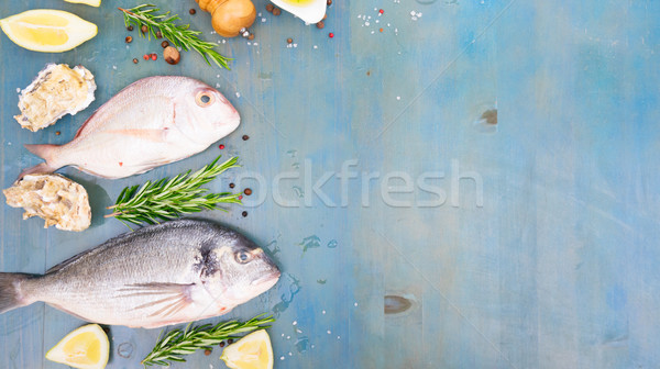 fresh sea fish preparation Stock photo © neirfy