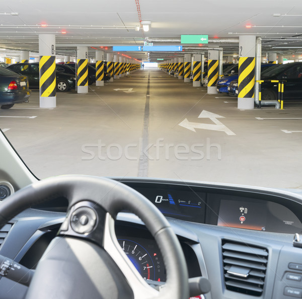 car windscreen with road Stock photo © neirfy