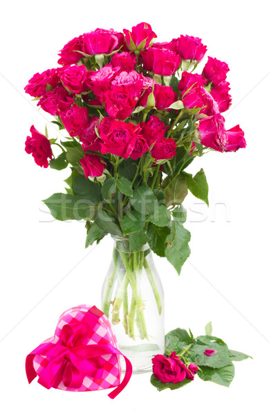 bunch of  fresh mauve roses Stock photo © neirfy