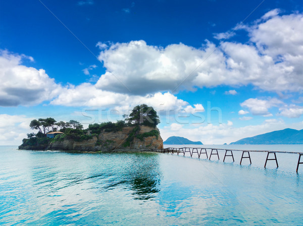 Beautiful lanscape of Zakinthos island Stock photo © neirfy