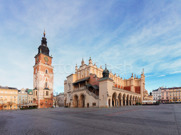 Market square in Krakow, Poland Stock photo © neirfy