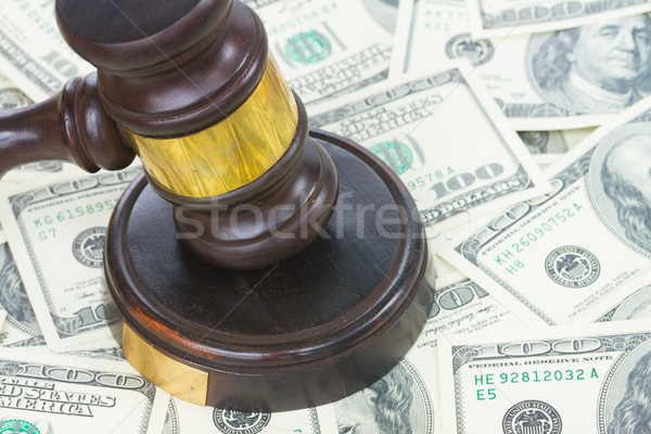 Law Gavel and Euro Money Stock photo © neirfy