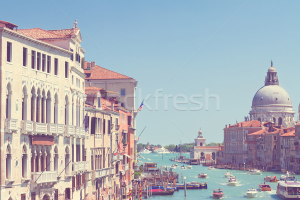 Foto d'archivio: Canale · Venezia · Italia · basilica · retro