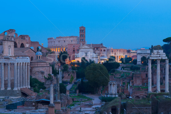 Forum romaine ruines Rome Italie colisée [[stock_photo]] © neirfy