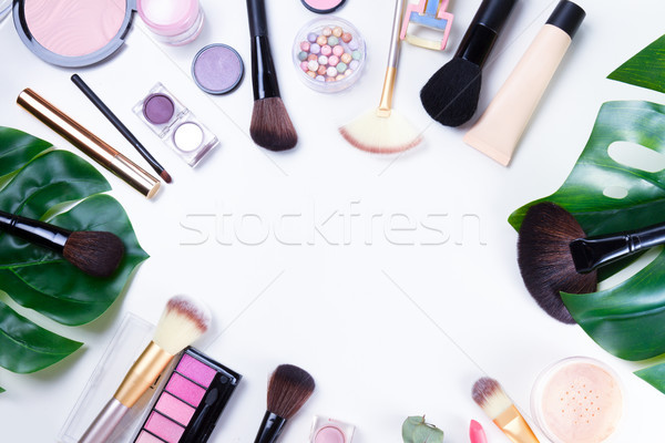 ストックフォト: プロ · 化粧 · ツール · 化粧品 · 美容製品 · フレーム