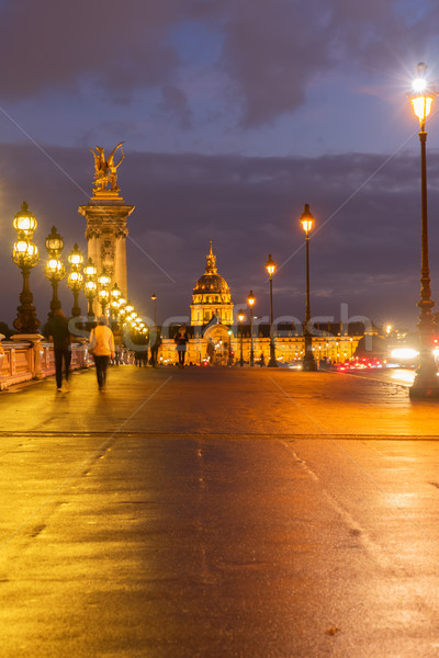Alexandre III Bridge, Paris, France Stock photo © neirfy