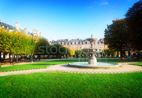 Place de Vosges, Paris Stock photo © neirfy