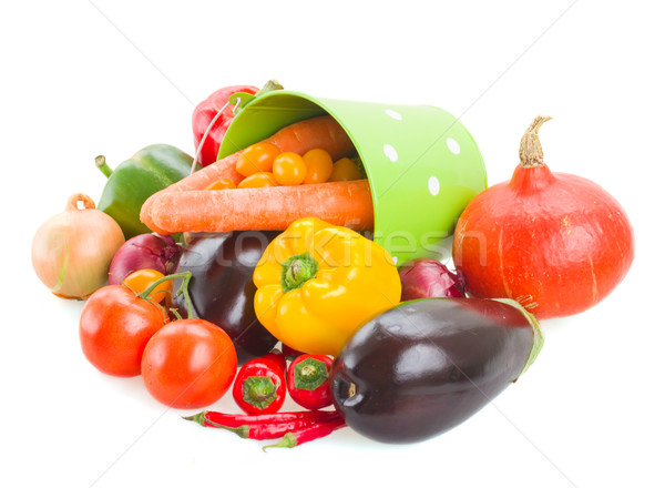 Legumes colorido tomates cebola Foto stock © neirfy