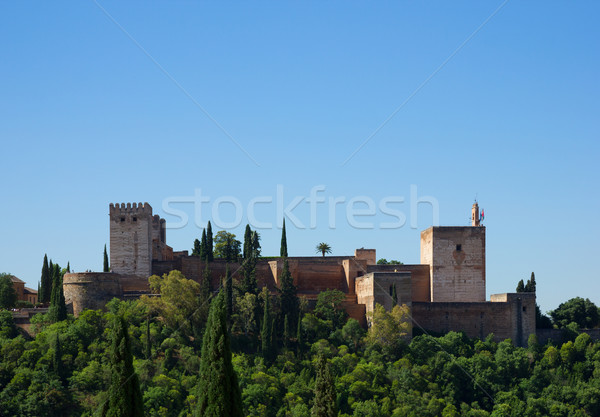 fortress of Alhambra, Spain Stock photo © neirfy