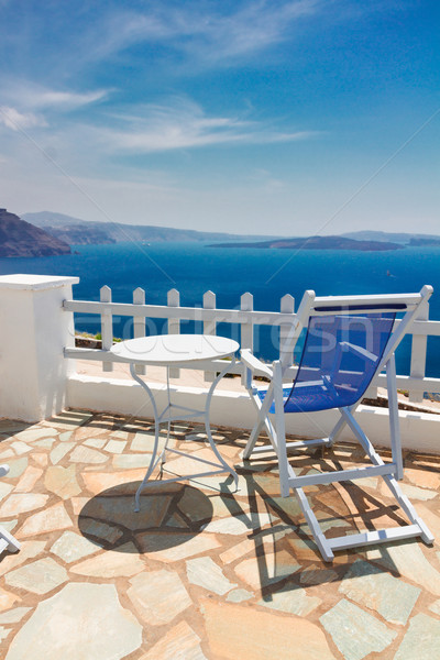 caldera of Santorini, Greece Stock photo © neirfy