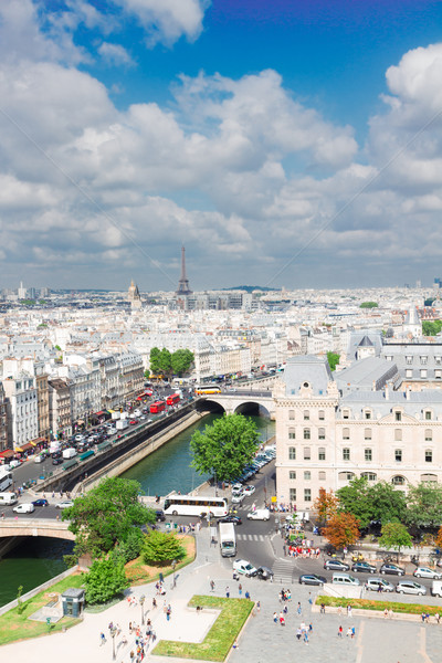 skyline of Paris, France Stock photo © neirfy