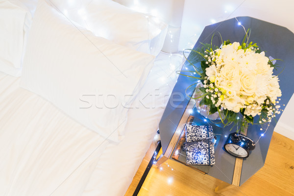 bedroom interior closeup Stock photo © neirfy