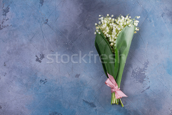 Stock photo: Lilly of the valley flowers