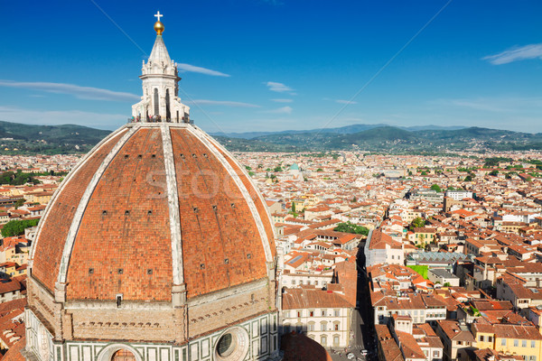Katedrális templom mikulás Florence Olaszország híres Stock fotó © neirfy