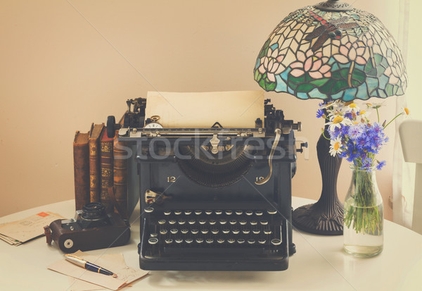 typewriter on table Stock photo © neirfy