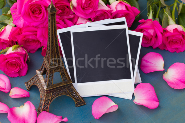 Francja podróży wspomnienia natychmiastowy Fotografia kopia przestrzeń Zdjęcia stock © neirfy