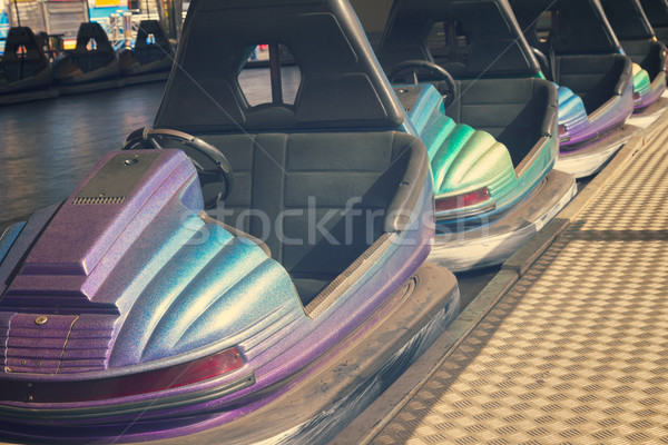 cars in lunapark Stock photo © neirfy