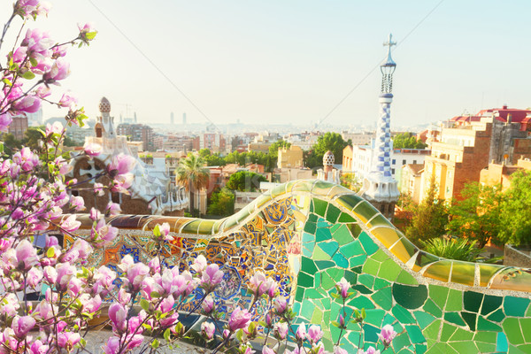 Stock photo: park Guell, Barcelona